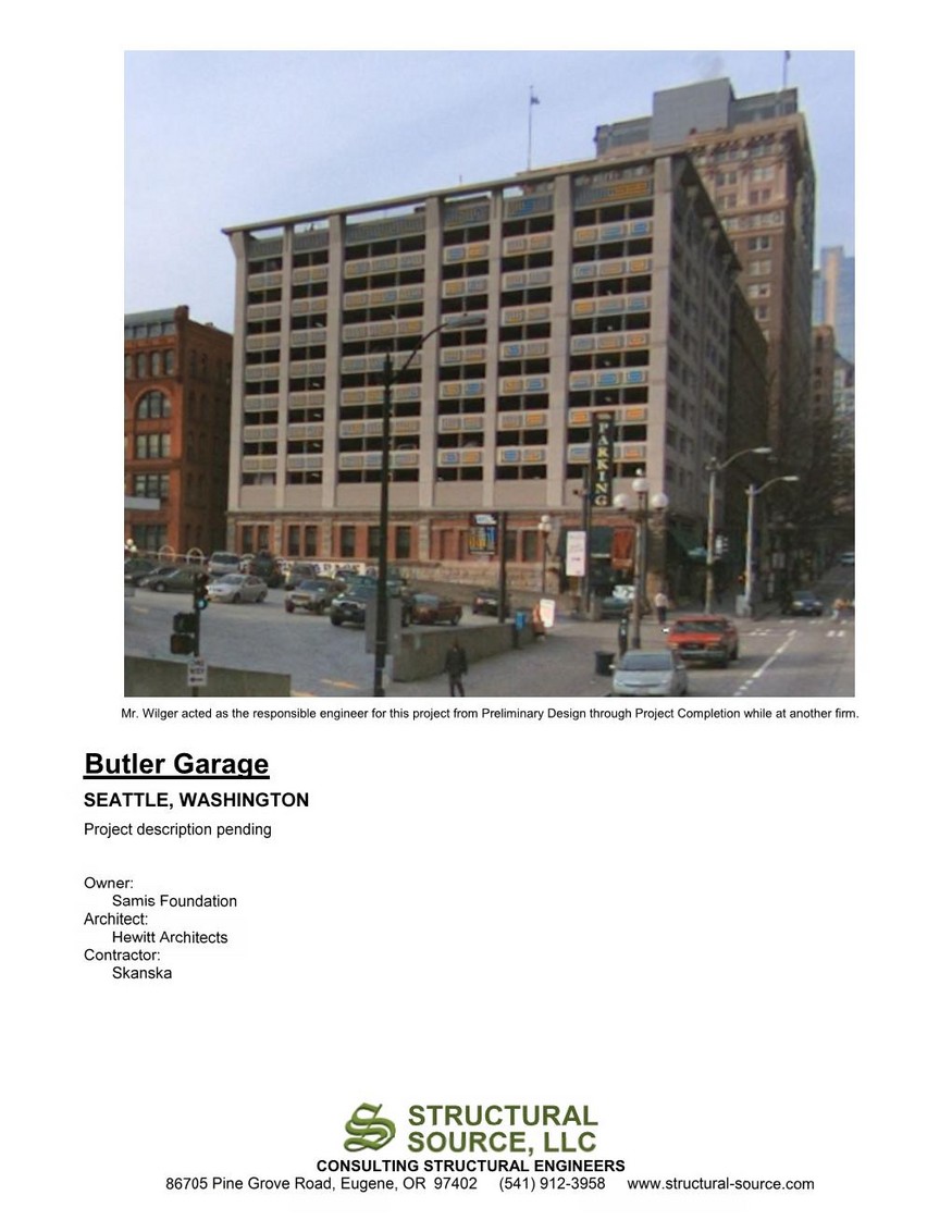 Structural Engineer Structural Source Butler Garage